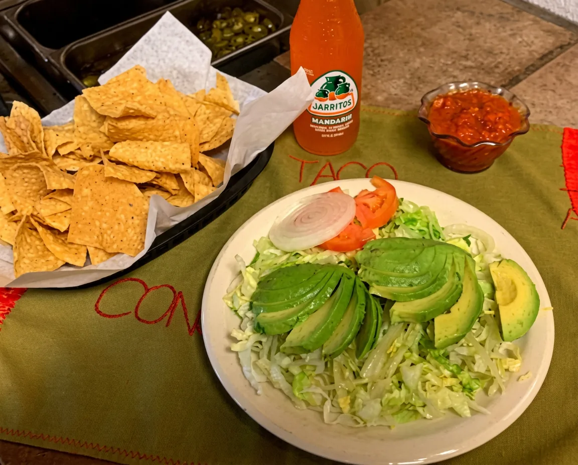 A combination plate of enchiladas, rice and beans at Taco El Conquistador